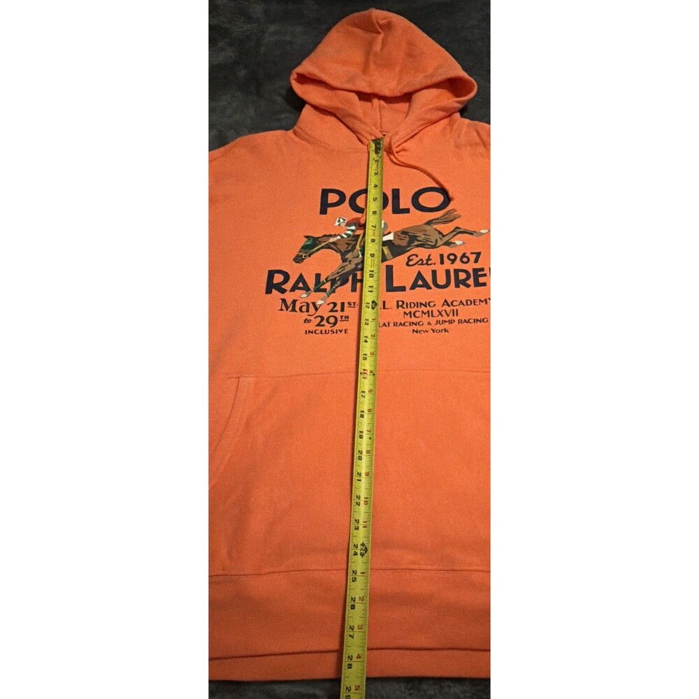 1XB Polo Ralph Lauren Equestrian Player Fleece Sweatshirt Hoodie Sweater NWOT - Picture 11 of 12